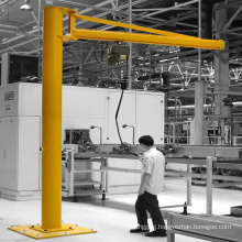 Capacity 5 ton floor mounted jib crane for warehouse